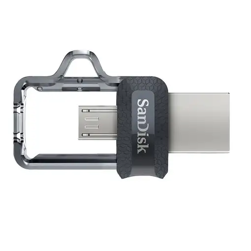 SanDisk 173386 unidad flash USB 128 GB USB Type-A / Micro-USB Negro, Transparente