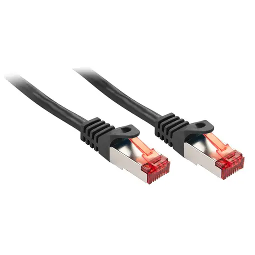 Lindy Cat.6 S/FTP 7.5m cable de red Negro 7,5 m Cat6 S/FTP (S-STP)