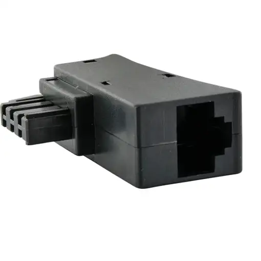 Schwaiger TST4215533 cambiador de género para cable TAE-F RJ-45 Negro