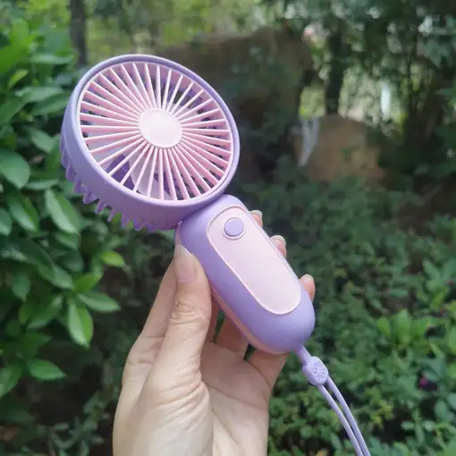 Mini ventilador Klack portátil silencioso, recargable USB