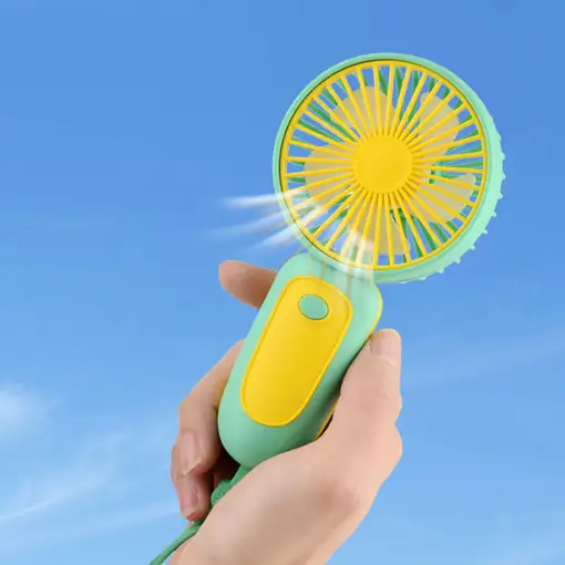 Mini ventilador Klack portátil silencioso, recargable USB