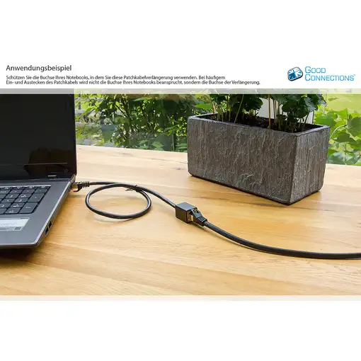 Alcasa 8070VR-005S cable de red Negro 0,5 m Cat7 S/FTP (S-STP)