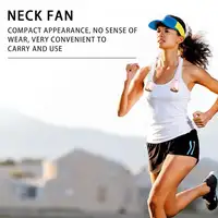 Ventilador de Cuello Klack Recargable por USB: Refresca Tu Día Rosa