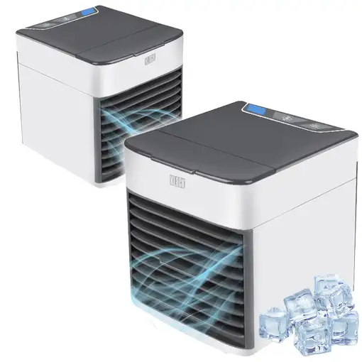 Mini Aire Acondicionado Climatizado Enfriador Portátil Klack Pack de 2 u