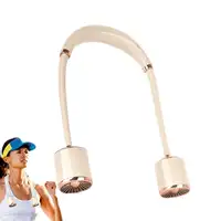 Ventilador de Cuello Klack Recargable por USB: Refresca Tu Día Beige