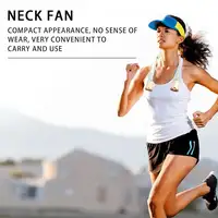 Ventilador de Cuello Klack Recargable por USB: Refresca Tu Día Beige