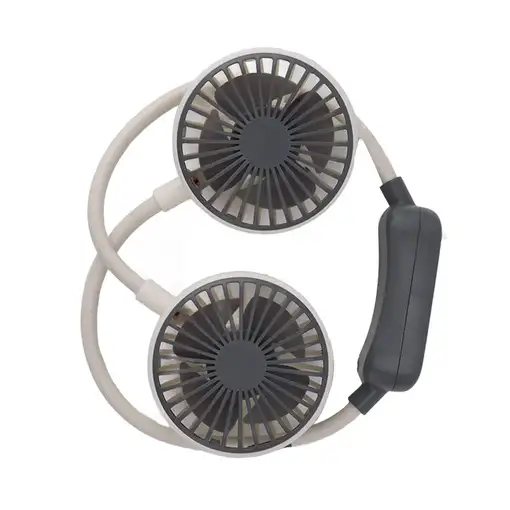 Ventilador Portátil De Cuello Klack De Doble Cabeza USB Verde