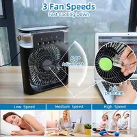Mini Aire Acondicionado Ventilador Klack Portatil Enfriador de aire 4 en 1 Verde