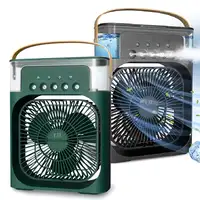 Mini Aire Acondicionado Ventilador Klack Portatil Enfriador de aire 4 en 1 Verde