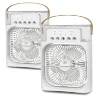 Mini Aire Acondicionado Ventilador Klack Portatil Enfriador de aire 4 en 1 Blanco