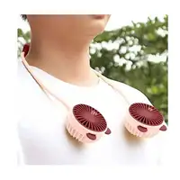Ventilador Portátil de Cuello Klack de Doble Cabeza USB