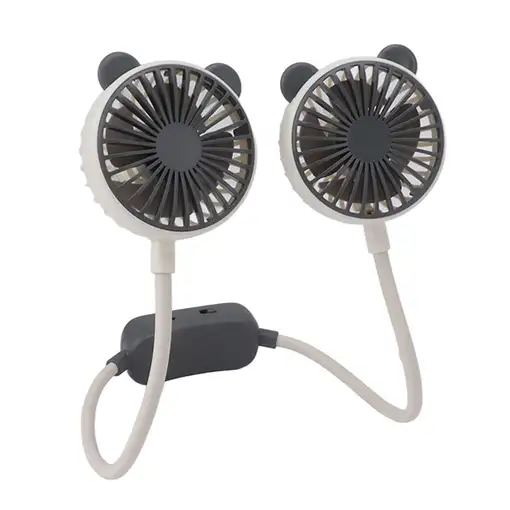 Ventilador Portátil de Cuello Klack de Doble Cabeza USB