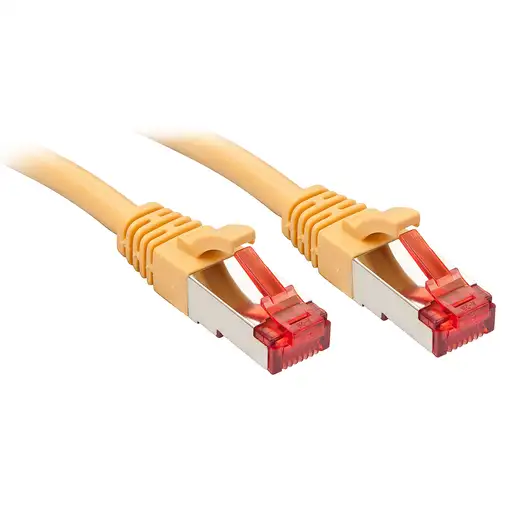 Lindy Rj45/Rj45 Cat6 0.3m cable de red Amarillo 0,3 m S/FTP (S-STP)