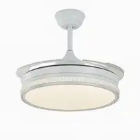 Ventilador de Techo Klack con Luz LED, Aspas retráctiles de 106 cm Ventilador de Techo Klack con Luz LED, Aspas retráctiles de 106 cm