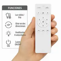 Ventilador de Techo Klack con Luz LED, Aspas retráctiles de 106 cm Ventilador de Techo Klack con Luz LED, Aspas retráctiles de 106 cm