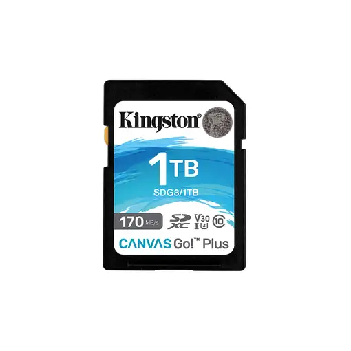 Kingston Technology Canvas Go! Plus Tarjeta SDXC Canvas Go Plus 170R C10 UHS-I U3