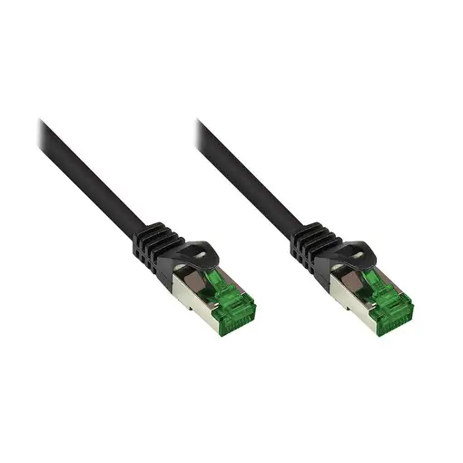 Alcasa 8062-H250S cable de red Negro 25 m Cat6a S/FTP (S-STP)