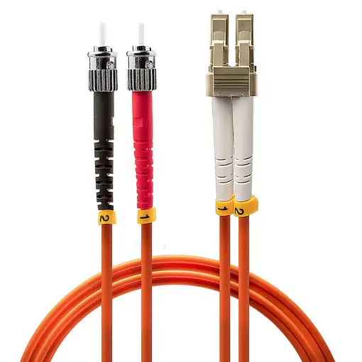Lindy 46491 Cable de fibra óptica e InfiniBand 2 m LC ST Naranja