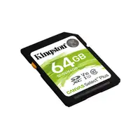 Kingston Technology Tarjeta SDXC Canvas Select Plus 100R C10 UHS-I U1 V10 de 64 GB