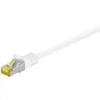 Goobay 91090 cable de red Blanco 0,5 m Cat7 S/FTP (S-STP)