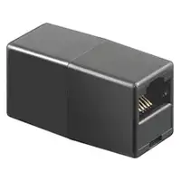 Goobay RJ-45 Adapter Negro