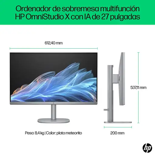 HP OmniStudio X 27-cs0003ns Intel Core Ultra 5 125H 68,6 cm (27\) 1920 x 1080 Pixe