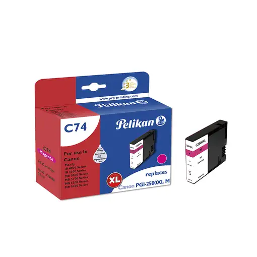 Pelikan C74 Magenta cartucho de tinta 1 pieza(s) Compatible Alto rendimiento (XL)