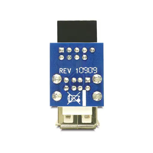 DeLOCK 1 x 9-pin 2.54 mm/2 x USB 2.0-A Negro, Azul, Plata