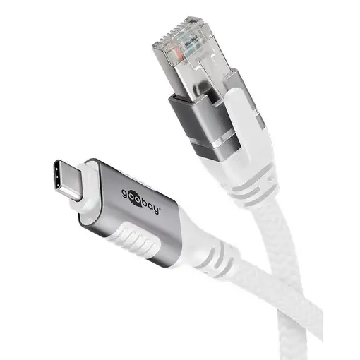 Goobay 74176 cable de red Blanco 2 m Cat6 F/UTP (FTP)