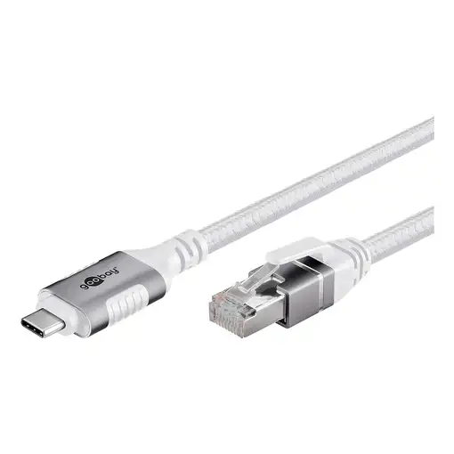 Goobay 74176 cable de red Blanco 2 m Cat6 F/UTP (FTP)