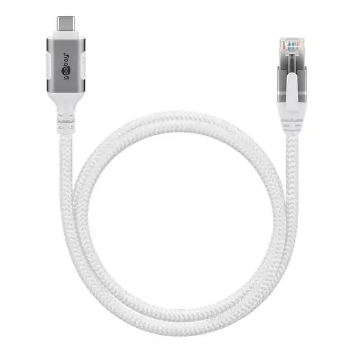 Goobay 74176 cable de red Blanco 2 m Cat6 F/UTP (FTP)