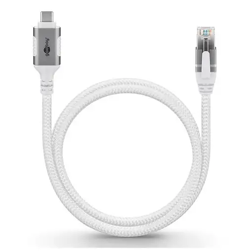 Goobay 74176 cable de red Blanco 2 m Cat6 F/UTP (FTP)