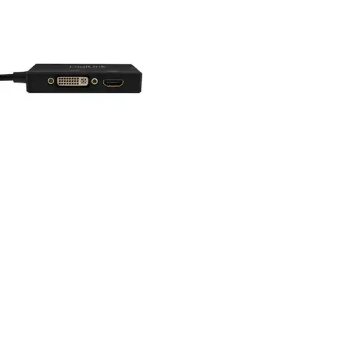 LogiLink CV0109 adaptador de cable de vídeo 0,15 m DisplayPort VGA + HDMI + DVI Ne