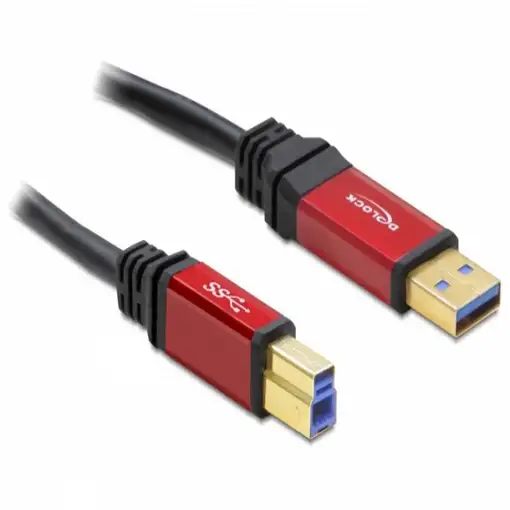 DeLOCK 5.0m USB 3.0 A-B cable USB USB 3.2 Gen 1 (3.1 Gen 1) 5 m USB A USB B