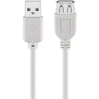 Goobay 68717 cable USB USB 2.0 5 m USB A Gris