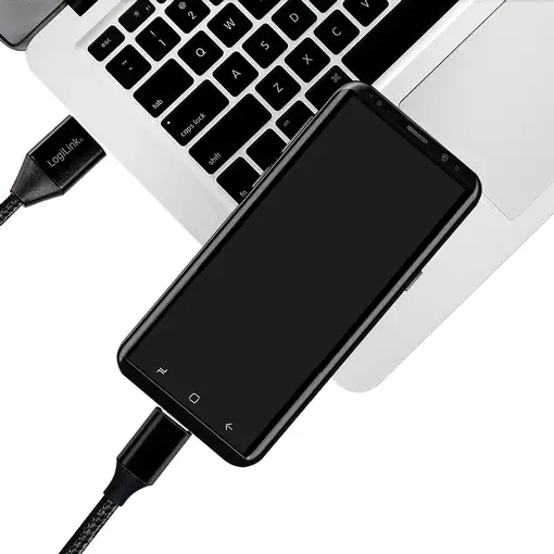 LogiLink CU0139 cable USB USB 2.0 0,3 m USB A USB C Negro