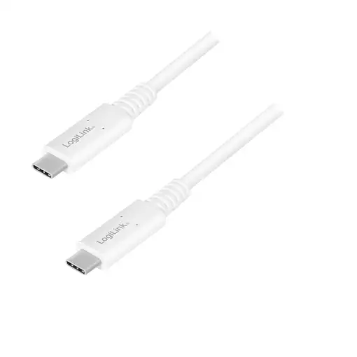 LogiLink CU0180 cable USB 0,8 m USB C Blanco