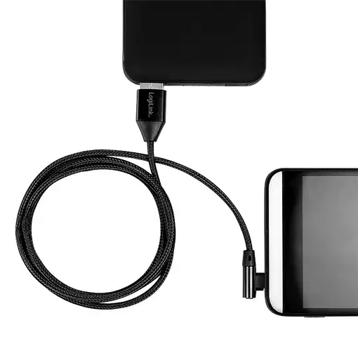 LogiLink CU0137 cable USB USB 2.0 0,3 m USB A USB C Negro