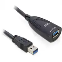 DeLOCK USB 3.0 5m cable USB USB 3.2 Gen 1 (3.1 Gen 1) Negro