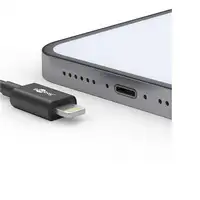 Goobay 39428 cable de conector Lightning 0,5 m Negro Goobay 39428 cable de conector Lightning 0,5 m Negro
