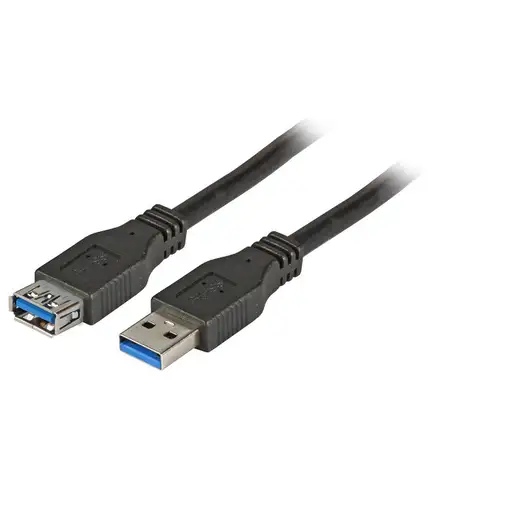 EFB Elektronik K5237.1,8 cable USB USB 3.2 Gen 1 (3.1 Gen 1) 1,8 m USB A Negro