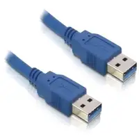 DeLOCK USB 3.0-A male/male - 2m cable USB USB A Azul