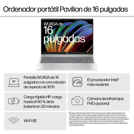 HP 63497 Pavilion 16-af0025ns Portatil Intel Core Ultra 5 (16 '')