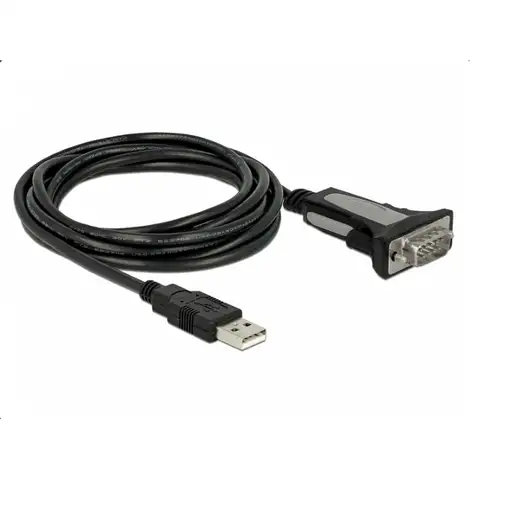 DeLOCK 65962 cable de serie Negro 3 m USB tipo A DB-9