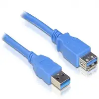 DeLOCK USB 3.0-A male-female - 5m cable USB USB A Azul