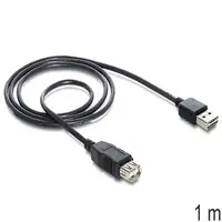 DeLOCK EASY-USB 2.0-A - USB 2.0-A, 1m cable USB USB A Negro