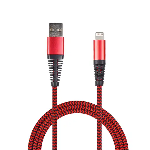 2GO 795946 cable de conector Lightning 1 m Rojo