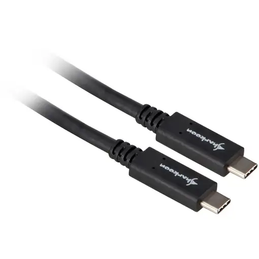 Sharkoon 4044951021208 cable USB USB 3.2 Gen 1 (3.1 Gen 1) 1 m USB C Negro