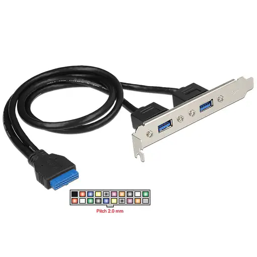 DeLOCK 84836 tarjeta y adaptador de interfaz Interno USB 3.2 Gen 1 (3.1 Gen 1)