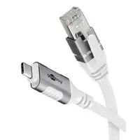 Goobay 74178 cable de red Blanco 5 m Cat6 F/UTP (FTP)